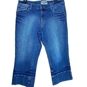 Bisou Bisou Jeans The Stevie Crop Blue Size 12